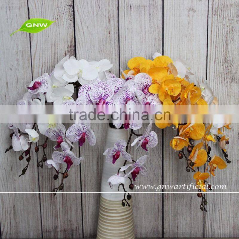 CNW FL-OK107-40-9-LX Best Selling Orchid Flowers Artificial Latex Cattleya For Sale