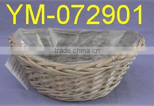 Cheap Wicker Garden Basket in Rectangular Shape