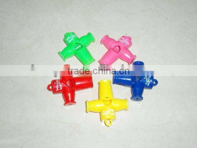 hot-selling samba plastic whistle/ cross whistle