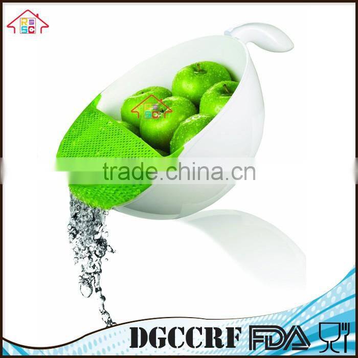 NBRSC Creative 2-in-1 Washer Soak & Strainer Washing Bowls Multifunctional Kitchen Gadgets Colanders