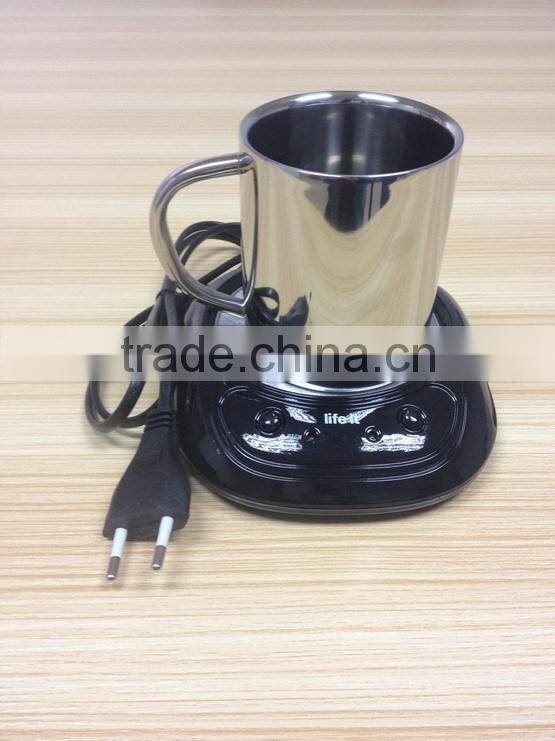 Double wall coffee cup, coffee heater