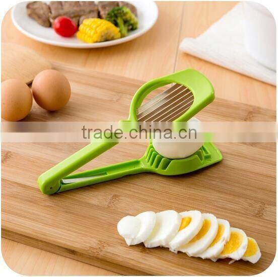 wholesale stock plastic egg slicer egg tools mushroom slicer with handle