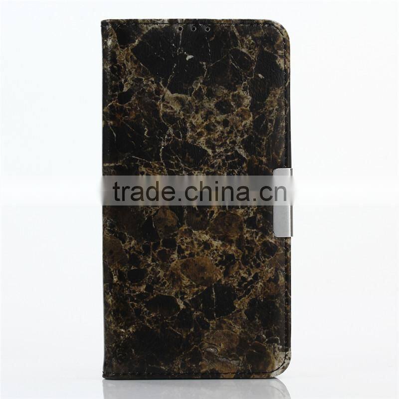 Noble design high quality marble PU card bumper/pocket cell phone case for Blackberry DTEK60