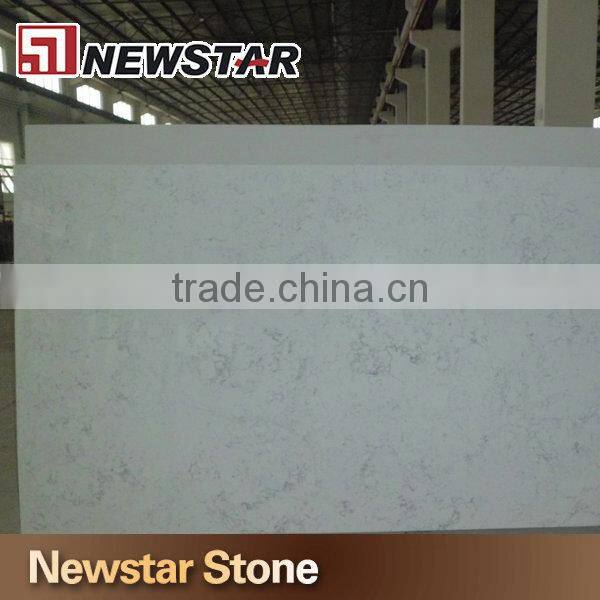 Polishing Volakas white quartz stone tile