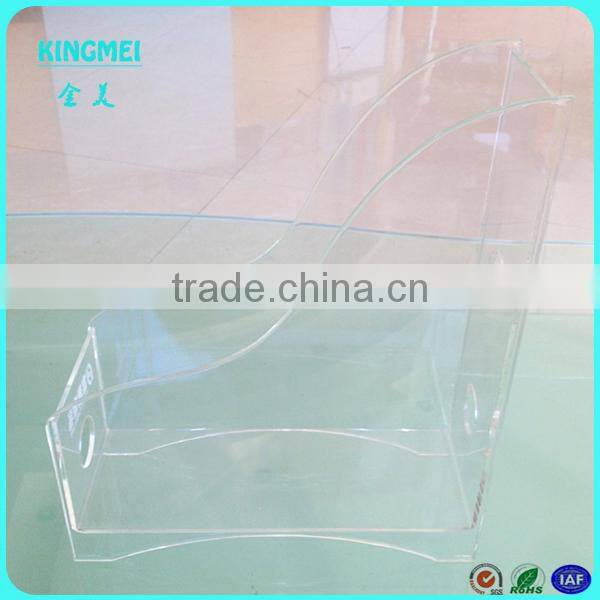 KM-GP01 Clear table stand acrylic menu display,magazine holder,book rack