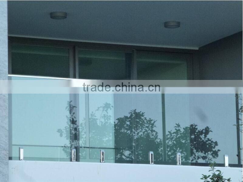 JINXIN fence round glass spigot,balustrades & handrails duplex stainless steel spigot frameless glass railing