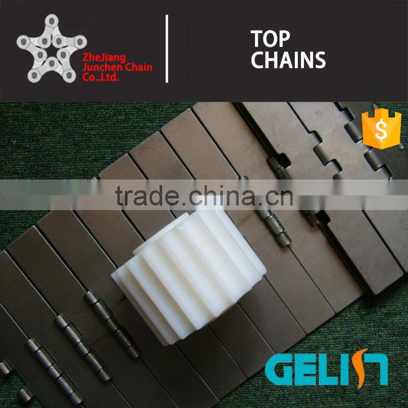 plastic/steel table/falt top conveyor chain sprocket