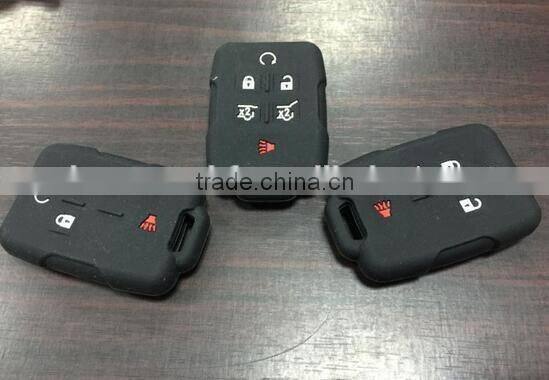 For Chevrolet Cruze Aveo Lova Spark Onix Silverado Volt Silicone Car Key Cases Cover Holder Replacement 3 4 5 6Buttons