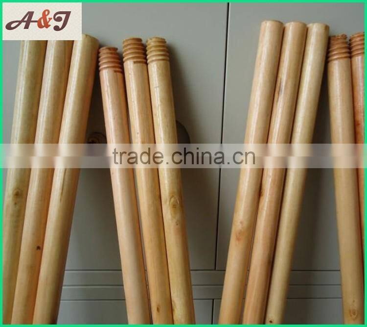 2 times varnishing eucalyptus mop wood handle, broom wooden stick