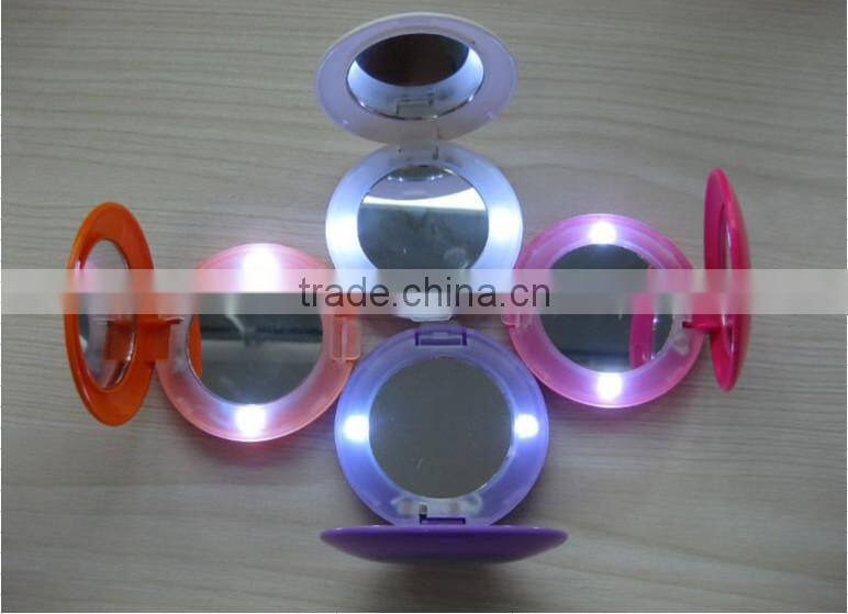 new led makeup pocket mirror cosmetic mirror