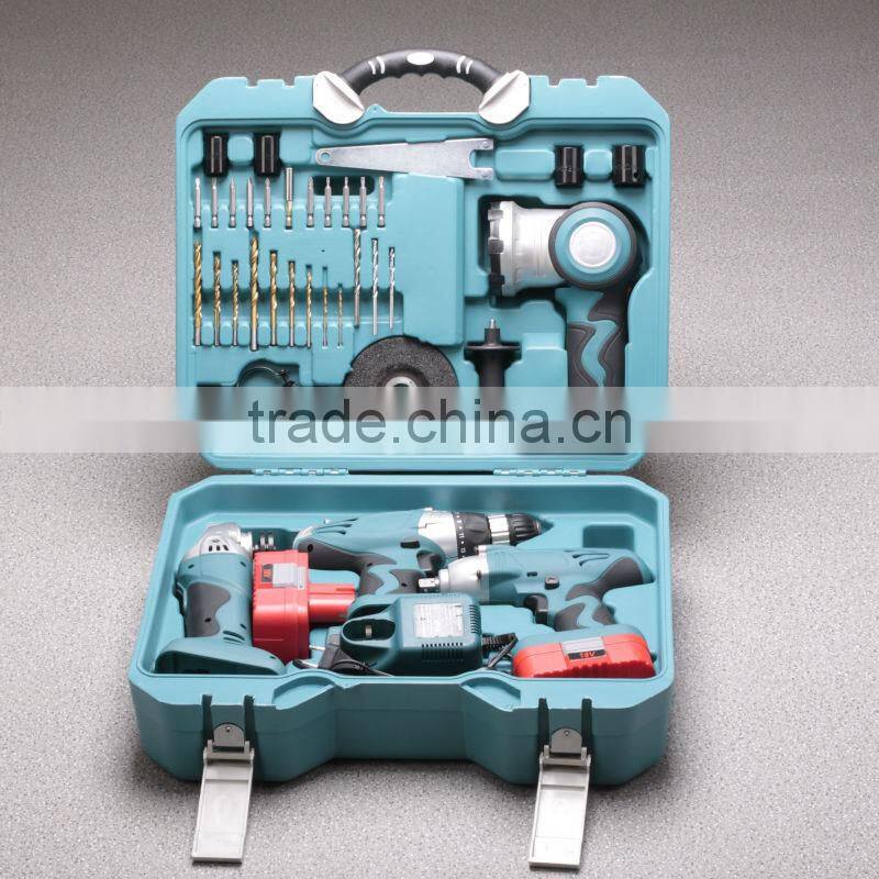 2014 new modern electric drill angle grinder impact wrench power tool sets 4 in 1 combo kit tool box