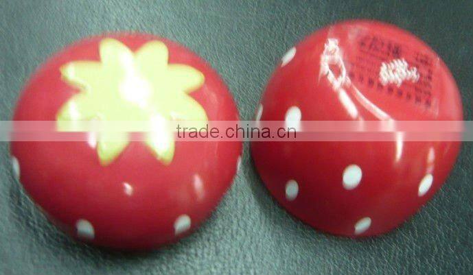 Strawberry Shaped Tin Box, Candle Tin