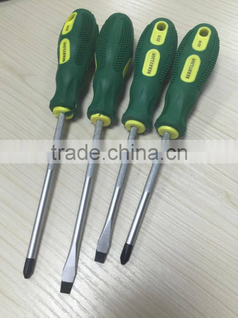 Berrylion Dual Color Screwdriver CR-V Slotted & Phillips SCREWDRIVER