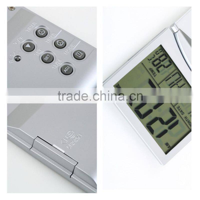 Multifunction Electronic Simple Desk Digital LCD Thermometer Calendar Alarm Clock