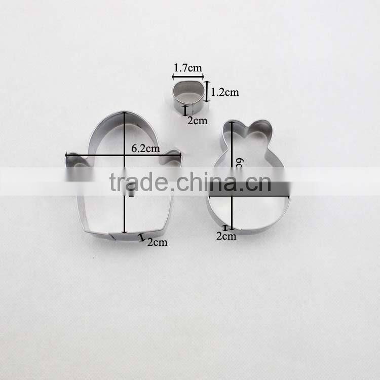 3pcs bulk cookie cutter,monkey shape bulk cookie cutters