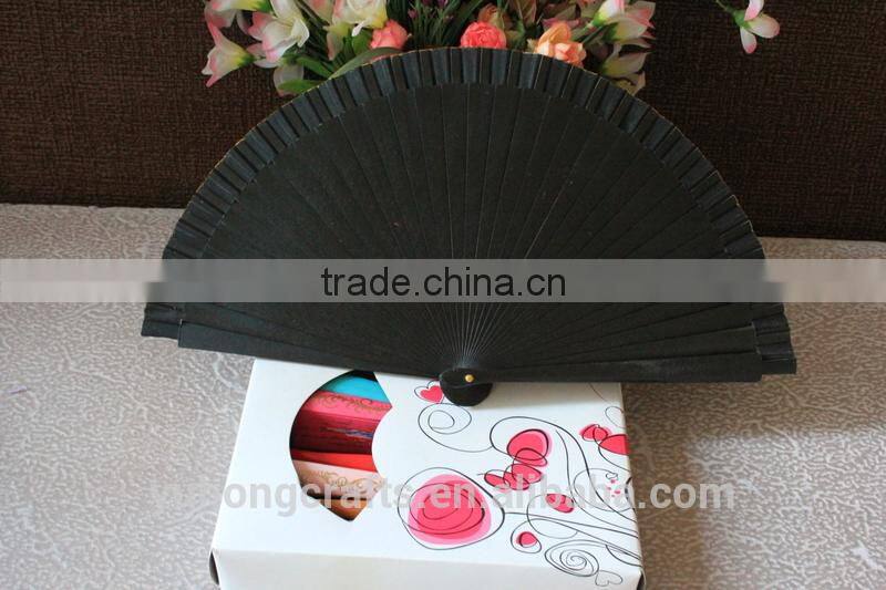 Painted Wooden Crafts Fan