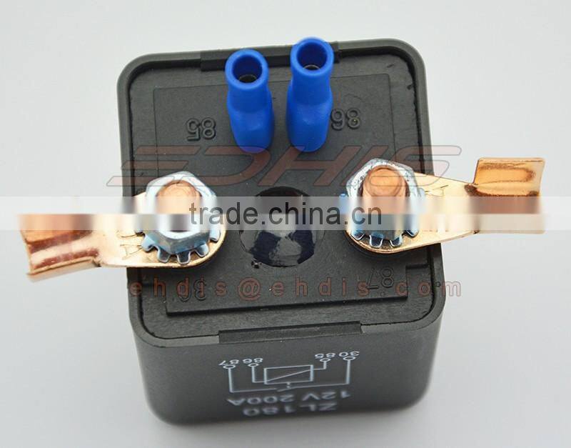 Heavy duty relay 12VDC 24V 200A auto start relay with terminal