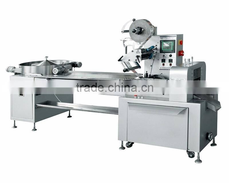 2017 Haitel HTL-A800 Fully Automatic High Speed Candy Pillow Wrapping Machine