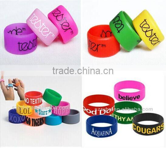 Hot selling custom cheap silicone rubber wedding rings, fashion custom silicone wedding ring