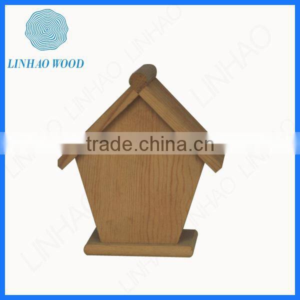 natural family used wooden bird house,delicate wooden bird house