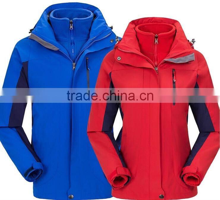 Red outdoor sports ski-wear Jackets logo Design