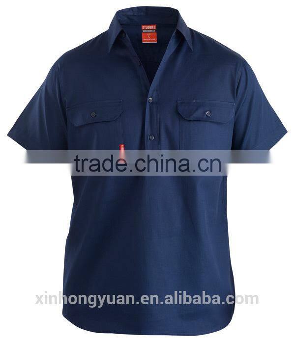 summer short sleeve work uniforms/work shirt