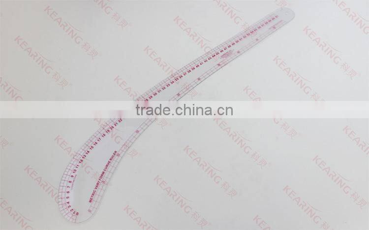 China factory direct sales shape like number "6" french curve rulers used for fashion design #6035