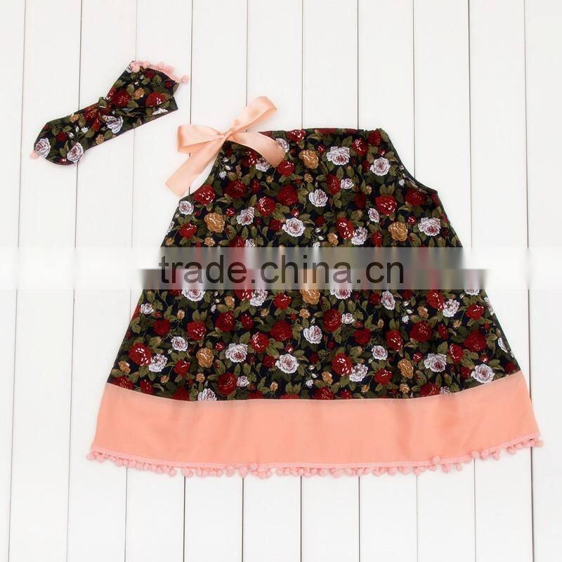 baby pillowcase dress Kids Girl Summer floral Dress Baby Boutique Clothing Pillowcase