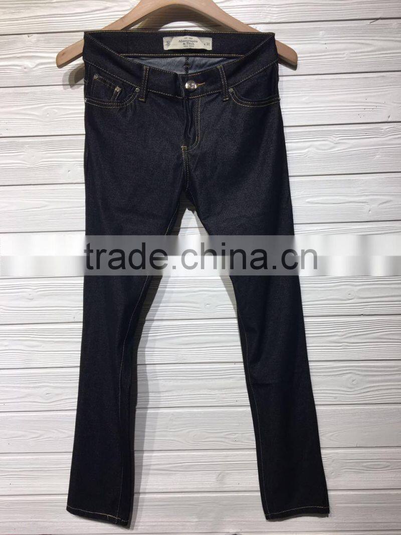 GZY 2 colors women jeans pants classical wholesale 2017