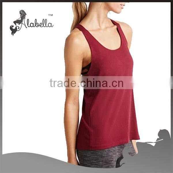 Women's high gym wear wholesale racer back gym wear