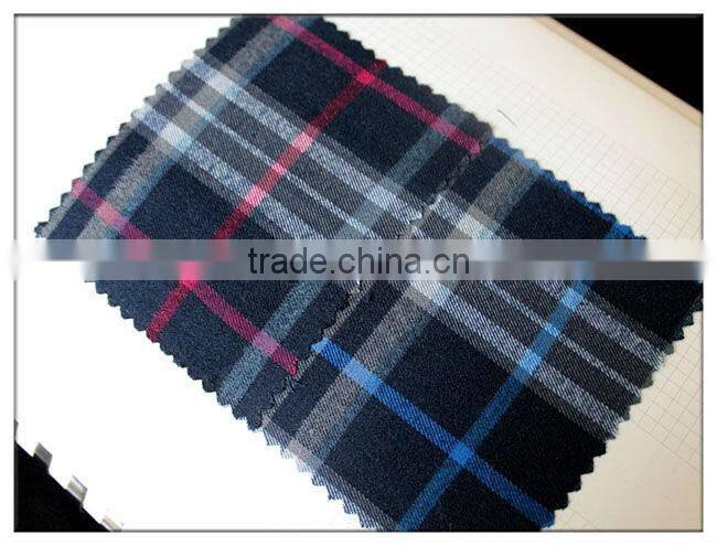 Casualwear 100% cotton flannel fabric /shirt fabric