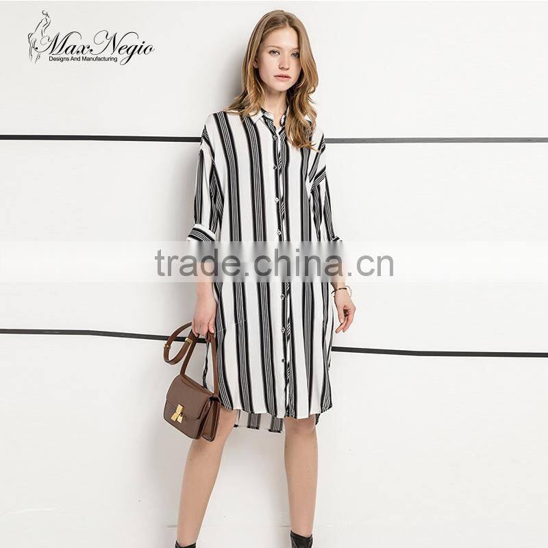 Maxnegio Elongated T Shirt Ladies Blouses Top