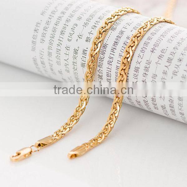 Simple fashion thick link chain necklace