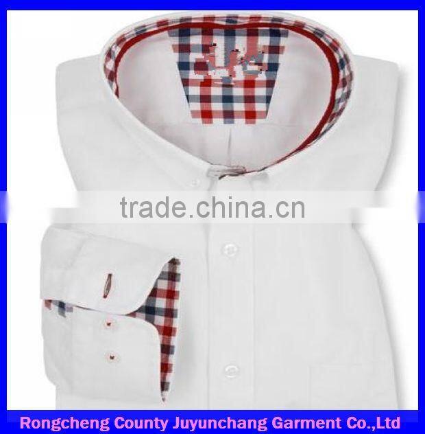 White Oxford Button Down Casual Shirt