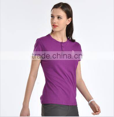 high elasticity fitness clothing blank t-shirt with soft fabric