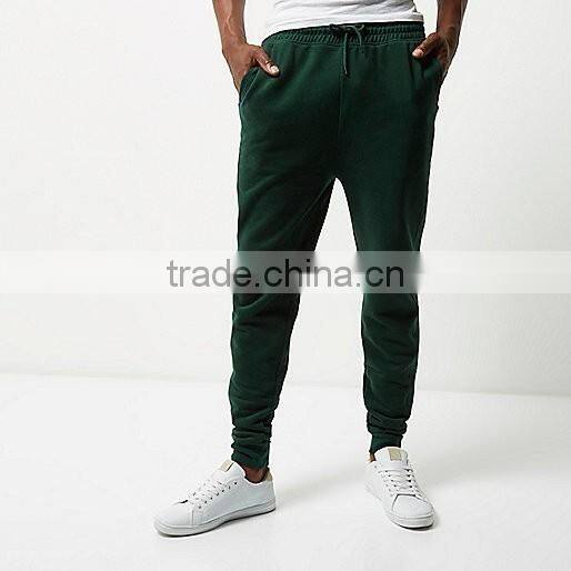 Men's Green cotton joggers
