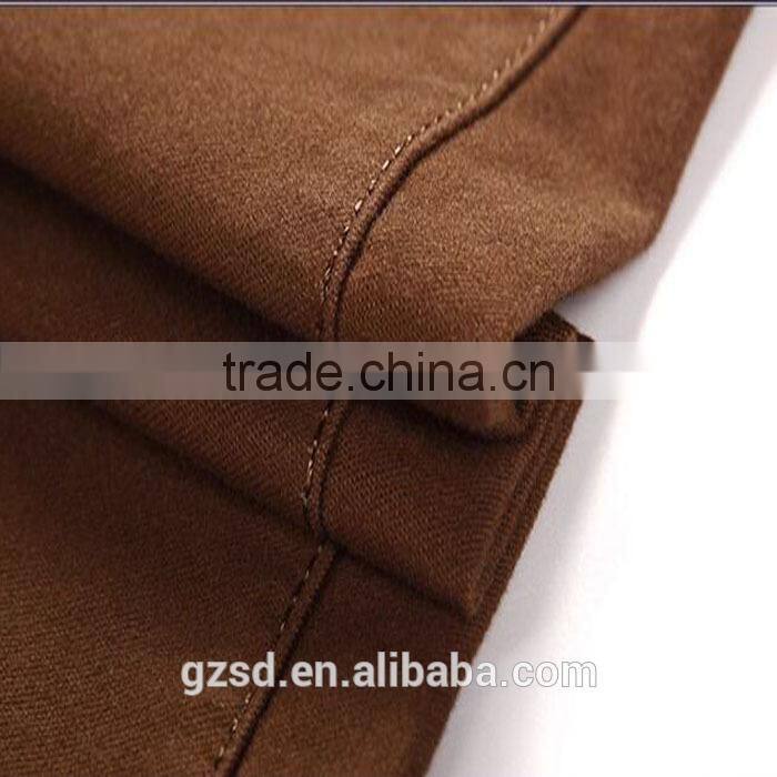 2015 Top Quality Trendy Dark Brown Fancy Dress Man Pants