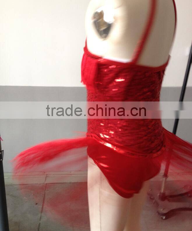 Sexy girl aerobics dress,latin jazz dance costume /woman dance dress,costume cheerleader