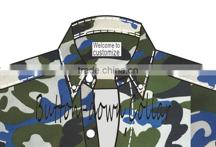 latest fashion designer military shirt, camo shirt, camp shirt