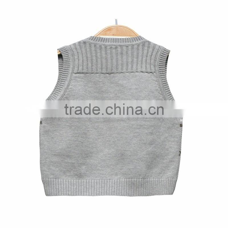 Fashionable Anomalous Formation Children's Knitted Sweater Vest