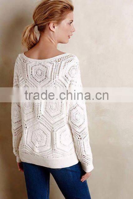 2017 Handmade Ladies Knitted Design Sweater
