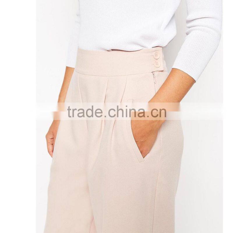 Women summer wear wholesale new design solid colour fashion women casual pants