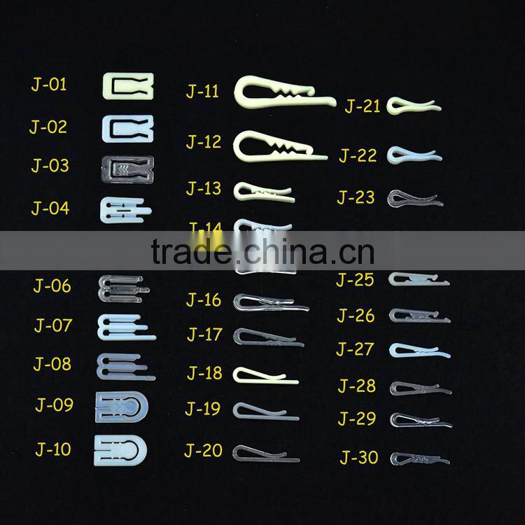 4.1*1.2*0.5cm Strong White Color Garment Packing Plastic Clips