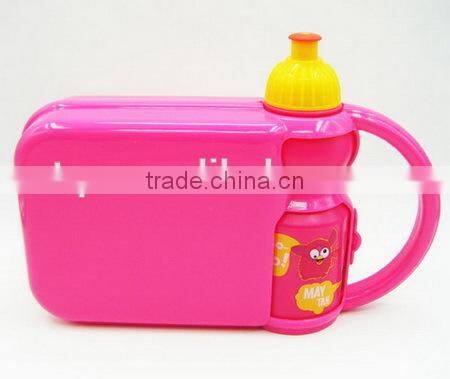 Portable lunch box with sports bottle kits