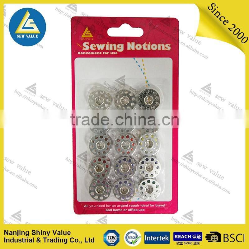 100 spun polyester material sewing thread with bobbin