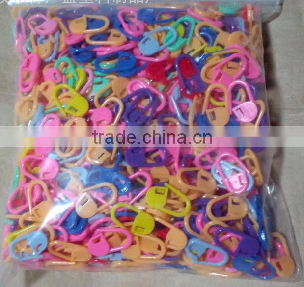 Plastic Safety Pin Knitting Crochet Locking Stitch Needle Clip