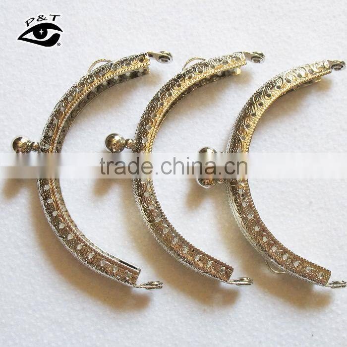 8.5CM wholesale fashion metal purse frame for bag cluth purse frame metal frame