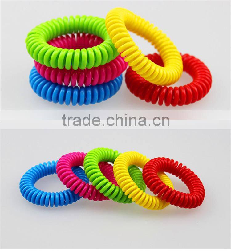 Spring Coil Anti Mosquito Bug Pest Repel Wrist Band Bracelet Insect Repellent