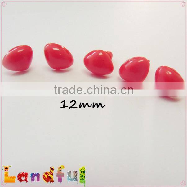 12mm Plastic Red Nose Craft Triangle Nose Bear Dog Cat Bonny Nose