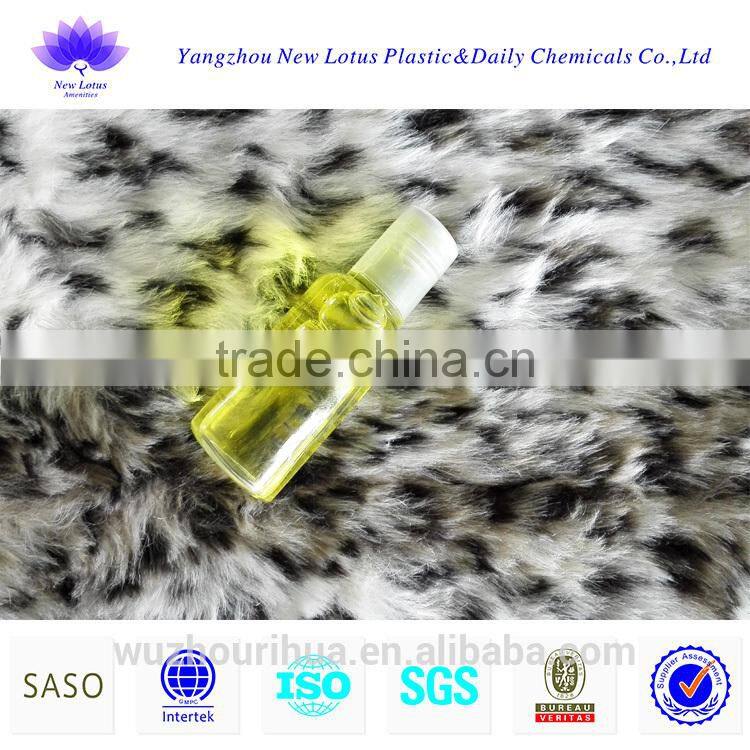 plastic hotel bottle PE material screw cap